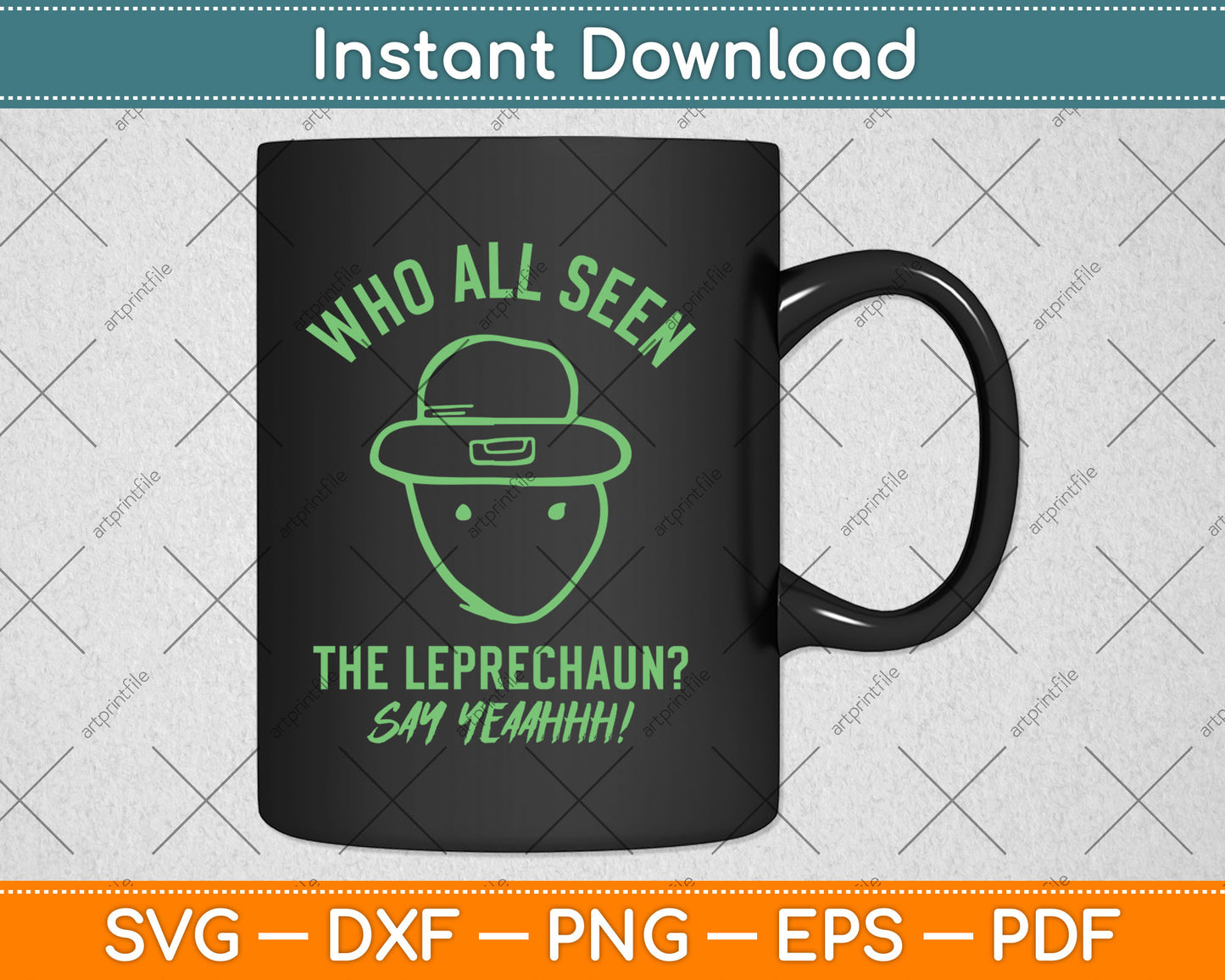 Funny Leprechaun Amateur Sketch Meme Irish St Patricks Day Svg Digital Cutting File