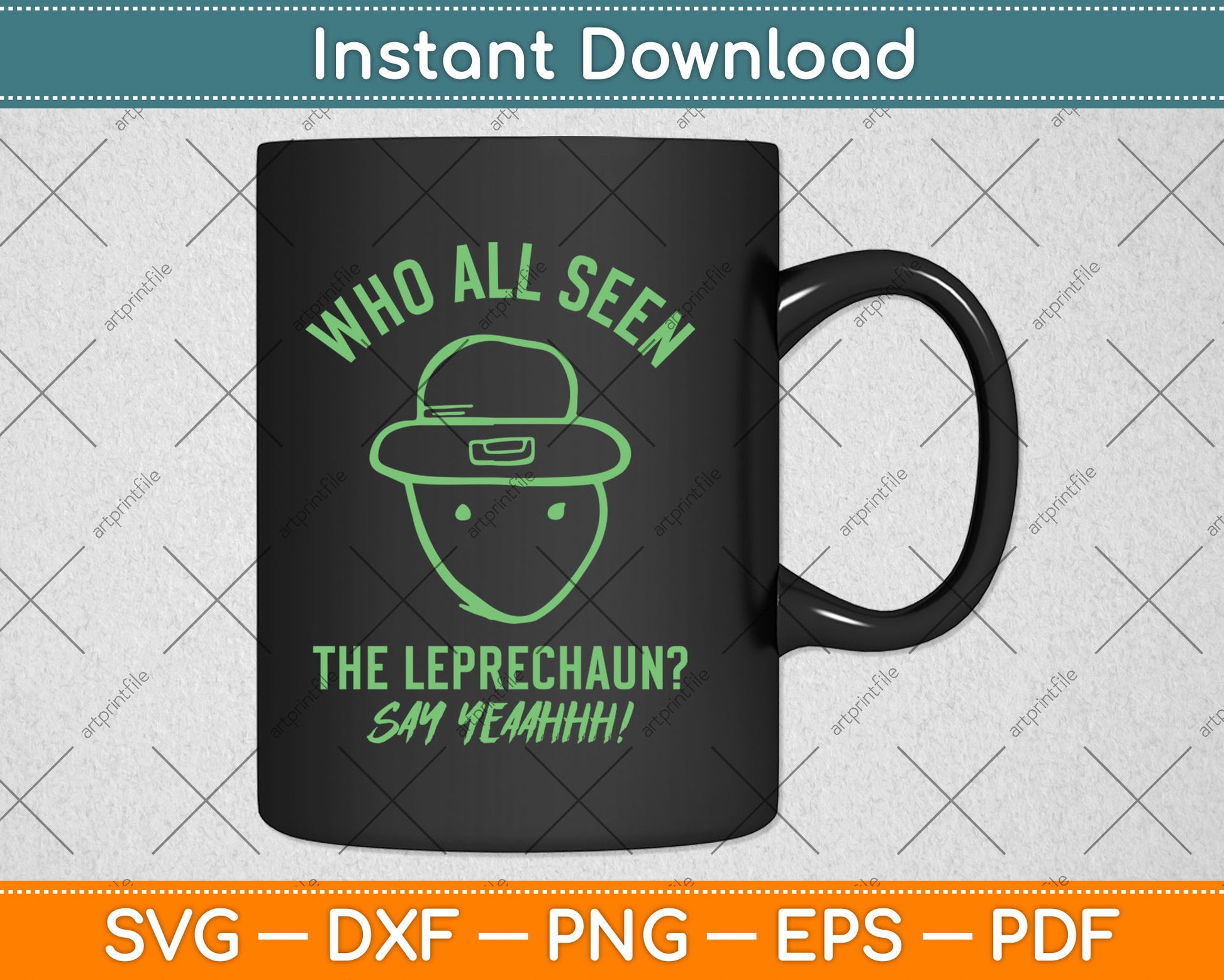 Funny Leprechaun Amateur Sketch Meme Irish St Patricks Day Svg Digital Cutting File