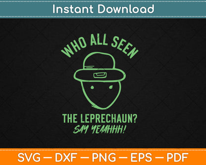 Funny Leprechaun Amateur Sketch Meme Irish St Patricks Day Svg Digital Cutting File