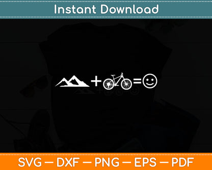 Funny Mountain Cycling Svg Digital Cutting File