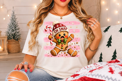 Funny Oh Snap Gingerbread PNG Broken Christmas Cookie Sublimation