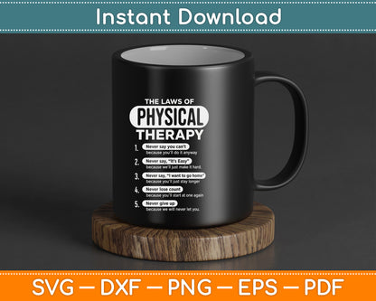PT appreciation SVG digital download for Physical Therapist Month celebrations