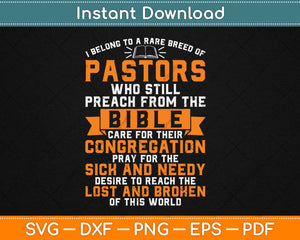 Funny Pastor Appreciation Gift Christian Preacher Svg Digital Cutting File