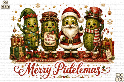 Funny Pickle Christmas PNG