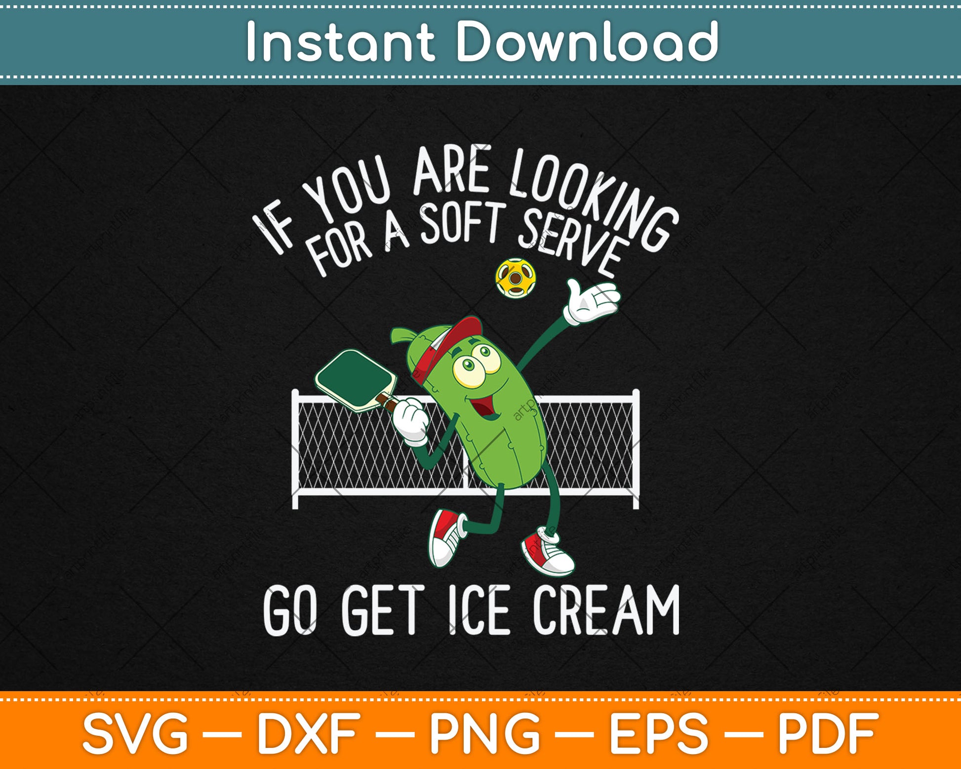 Funny Pickleball Player Paddleball Lover Svg Digital Cutting File
