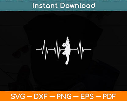 Funny Platypus Heartbeat Svg Png Dxf Digital Cutting File
