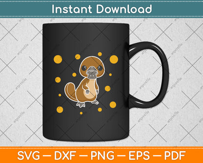 Funny Platypus Lover Zookeeper Animal Svg Png Dxf Digital Cutting File