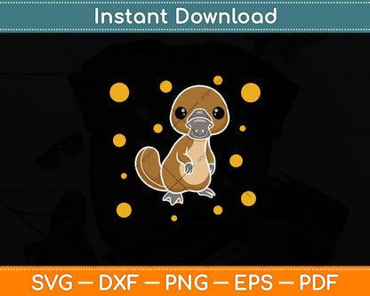 Funny Platypus Lover Zookeeper Animal Svg Png Dxf Digital Cutting File