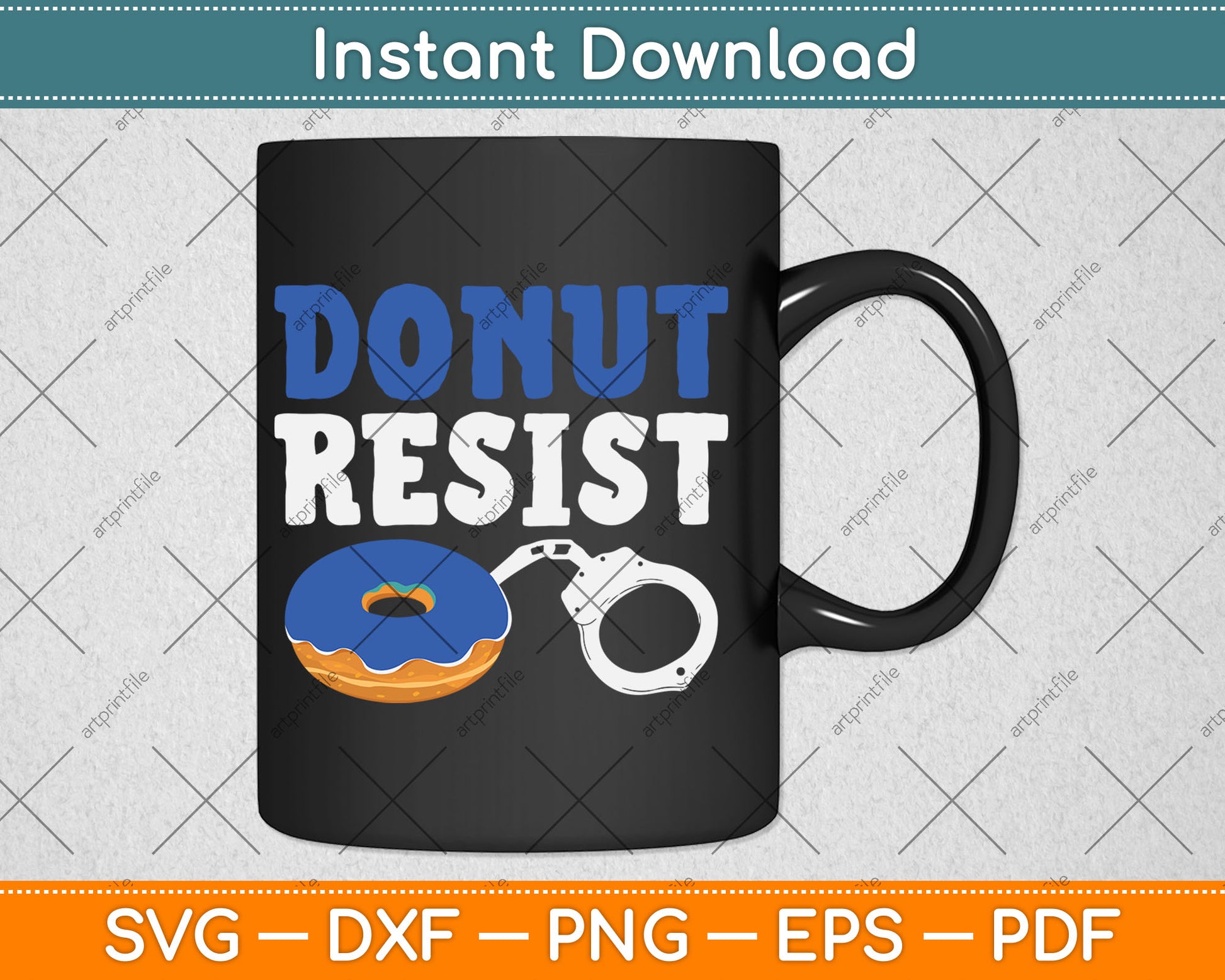 Funny Police Officer Art For Men Women Cop Policeman Police Svg Digital Cutting File