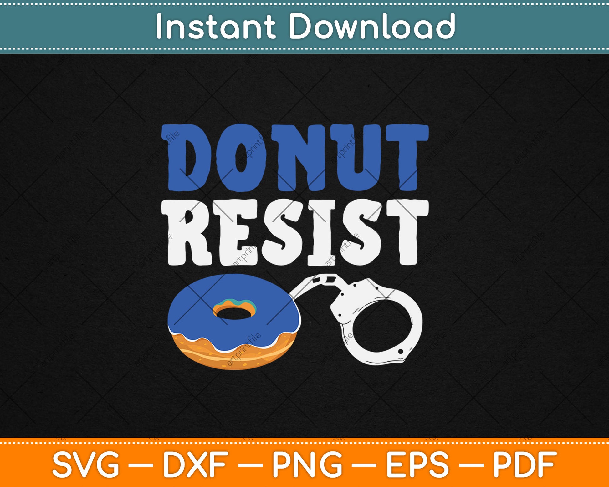 Funny Police Officer Art For Men Women Cop Policeman Police Svg Digital Cutting File