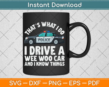 Funny Police Officer Gift For Cop Law Enforcement Svg Digital Cutting File