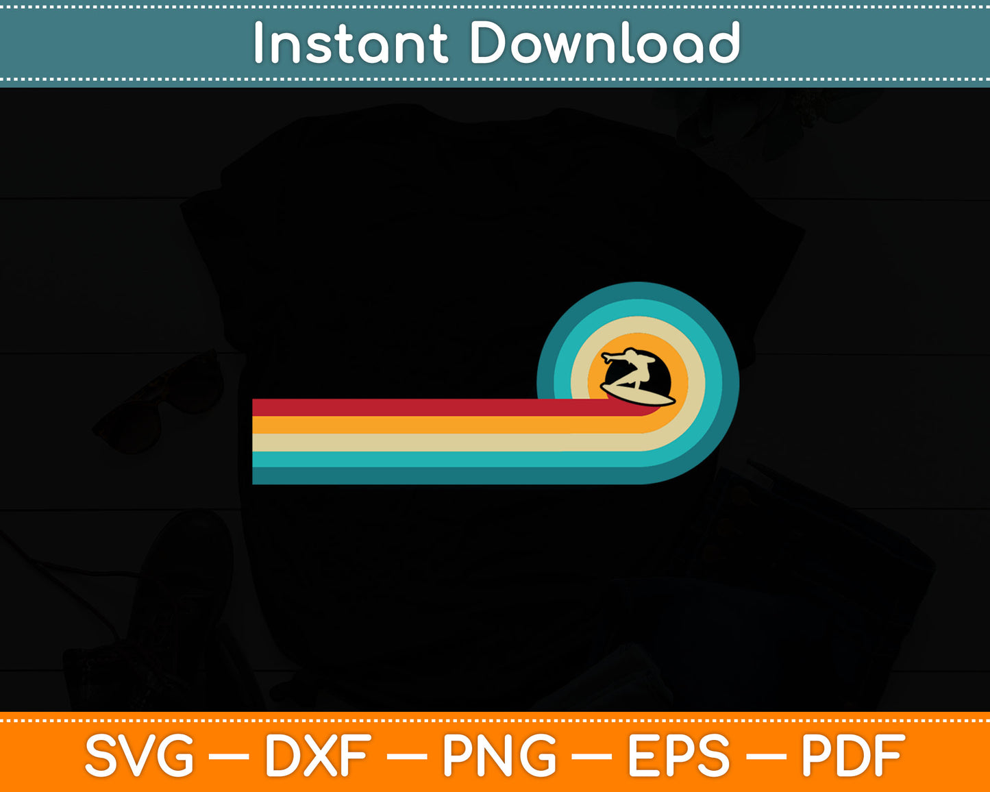 Funny Skating Vintage Retro Skate Lover Svg Digital Cutting File