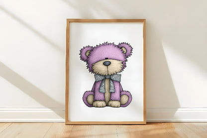 Funny Teddy Bear Clipart PNG Cute Bear