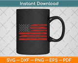 Funny Train Lover American Flag Svg Digital Cutting File