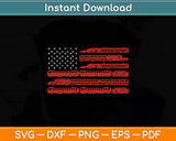 Funny Train Lover American Flag Svg Digital Cutting File