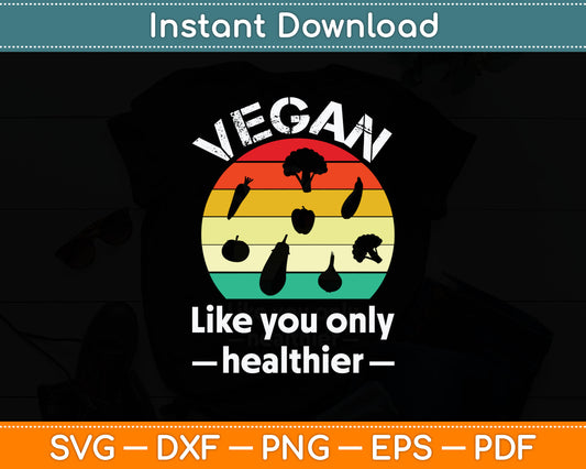 Funny Vegan Definition Vegetarian World Vegan Day Svg Digital Cutting File