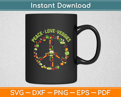 Funny Veggie Vegan Food Vegetables Themed Svg Digital Cutting File