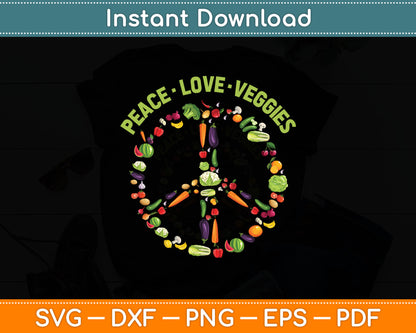 Funny Veggie Vegan Food Vegetables Themed Svg Digital Cutting File