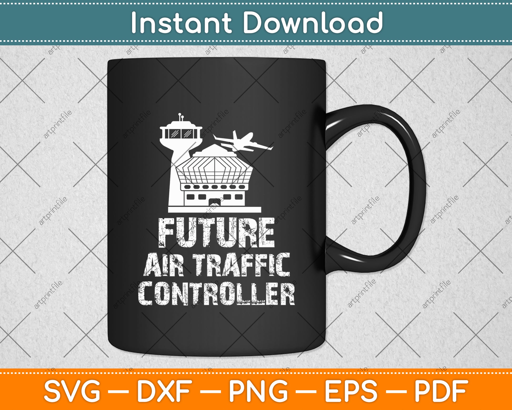 Future Air Traffic Controller Svg Digital Cutting File