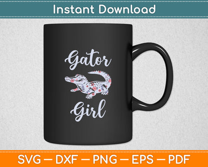 Gator Girl Alligator Lover Zookeeper Crocodile Svg Digital Cutting File