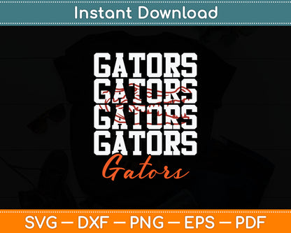Gators Girls Inspirational Svg Digital Cutting File