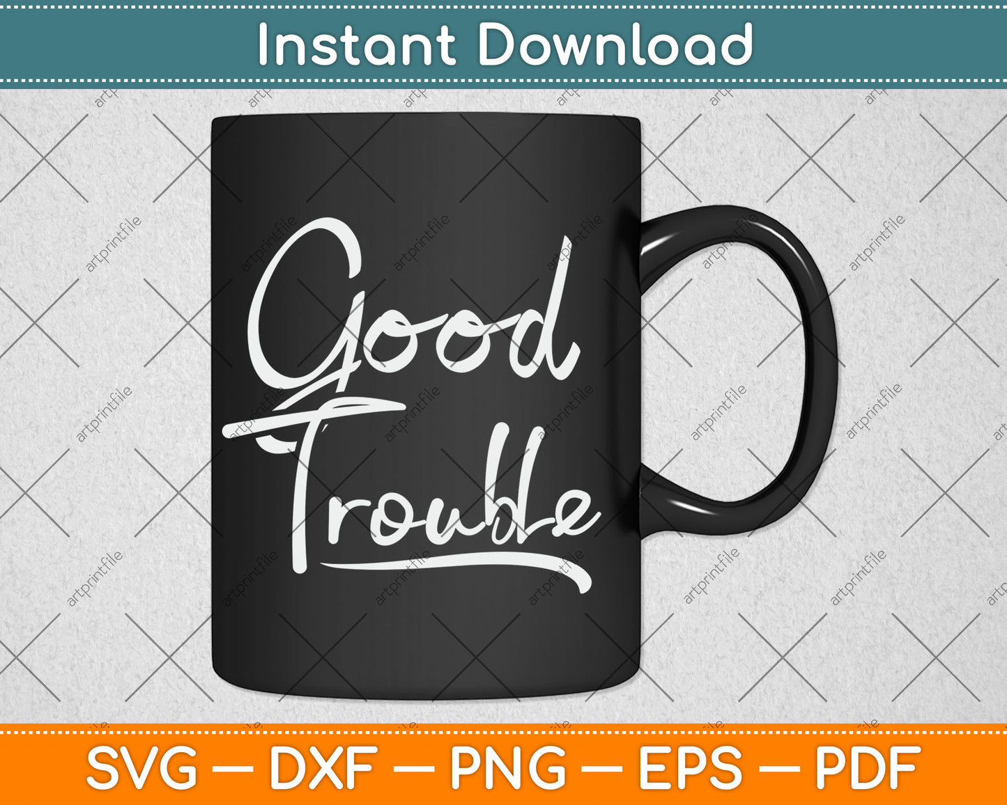 Get in Good Necessary Trouble Social Justice Svg Digital Cutting File