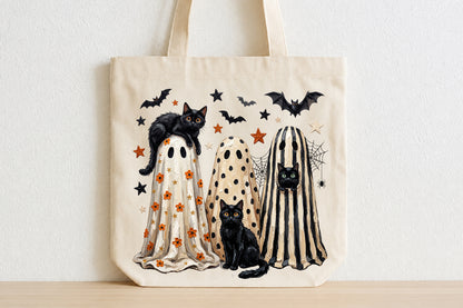 Ghost Cat Cute Halloween PNG