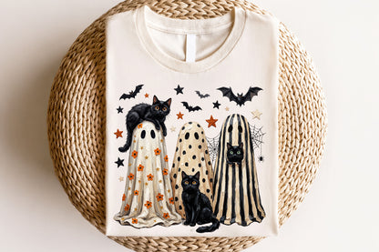 Ghost Cat Cute Halloween PNG