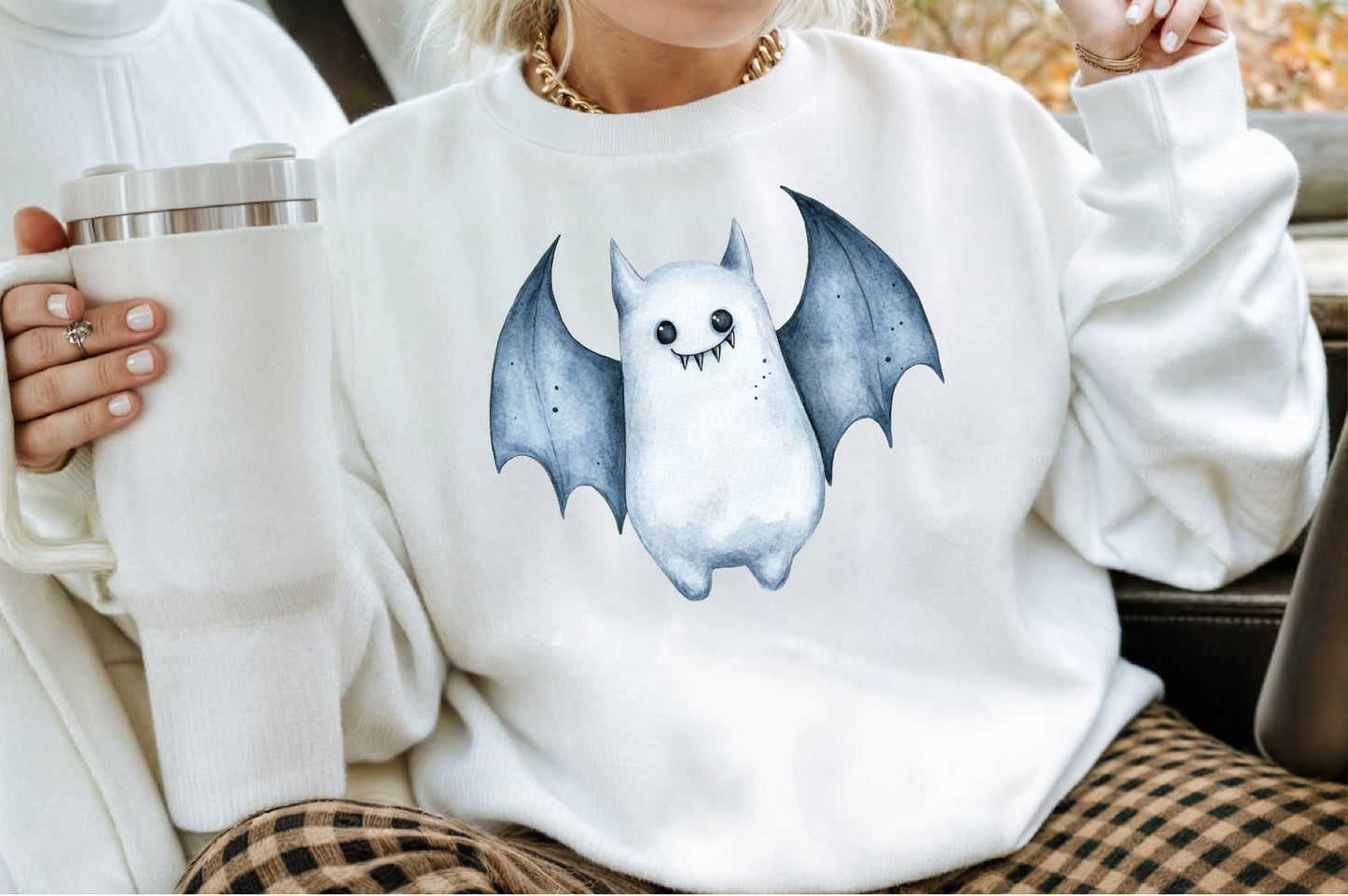 Cute Ghost Halloween Clipart PNG Bundle