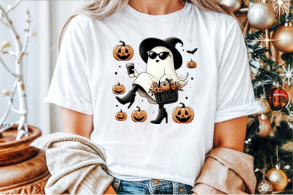 Ghost Coffee Halloween Fall Pumpkin PNG