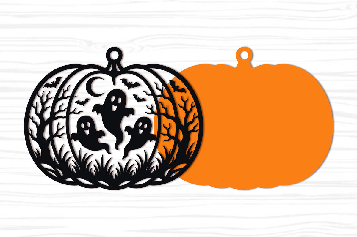 Ghost Halloween Pumpkin SVG