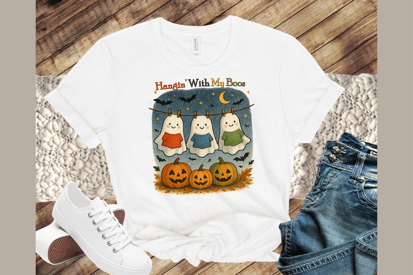 Hangin With My Boos Ghost Halloween PNG