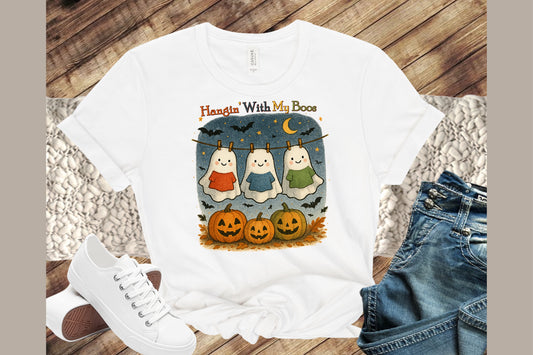 Hangin With My Boos Ghost Halloween PNG
