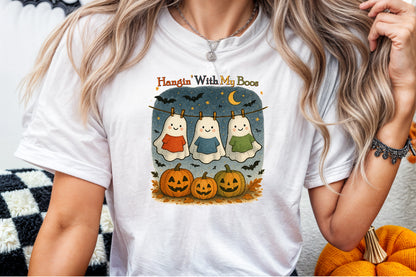 Hangin With My Boos Ghost Halloween PNG