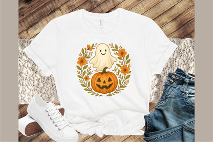 Ghost Pumpkin Fall Autumn Halloween PNG