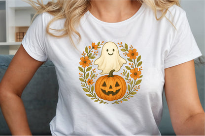 Ghost Pumpkin Fall Autumn Halloween PNG