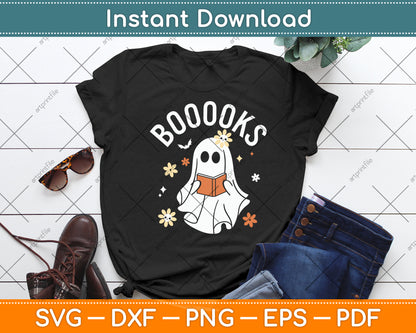 Ghost Reading Book Svg Digital Cutting File