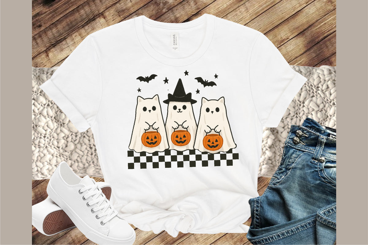 Spooky Cats Pumpkin Halloween PNG