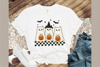 Spooky Cats Pumpkin Halloween PNG