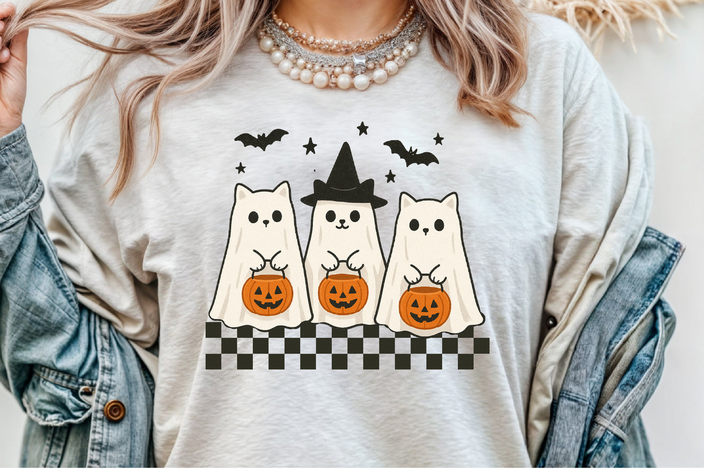 Spooky Cats Pumpkin Halloween PNG