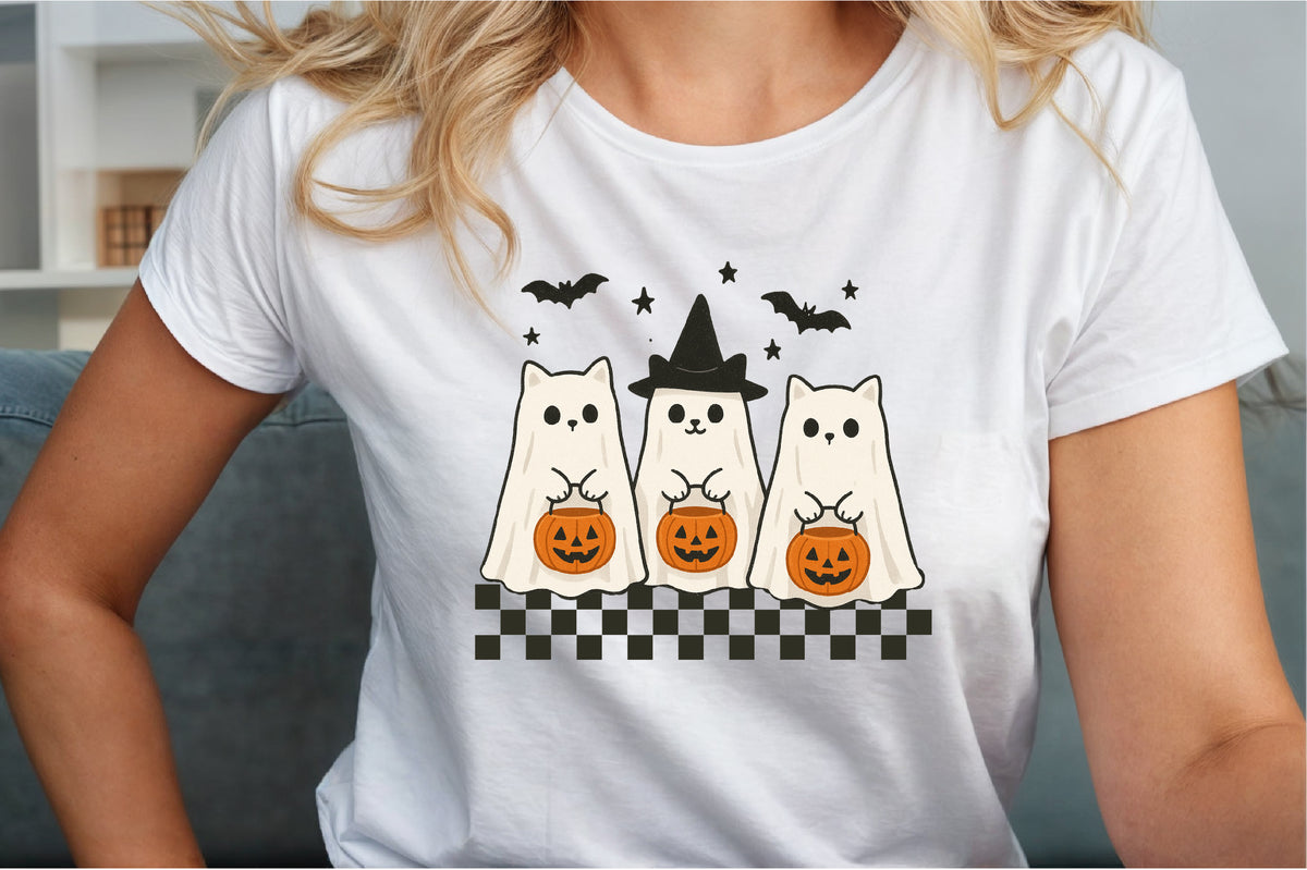 Spooky Cats Pumpkin Halloween PNG
