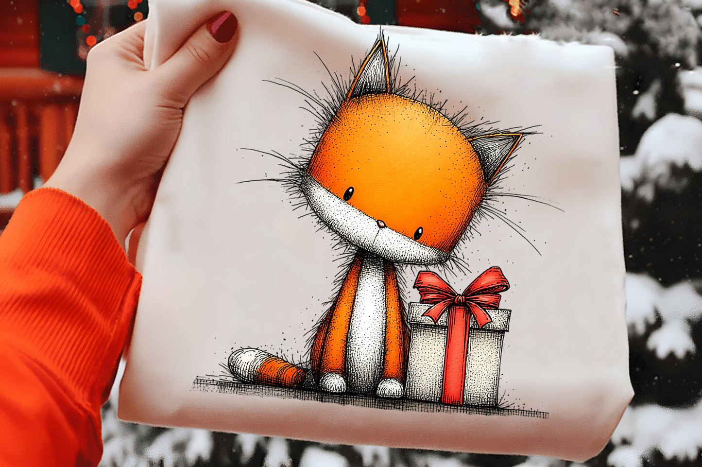 Ginger Cat Christmas Clipart Bundle