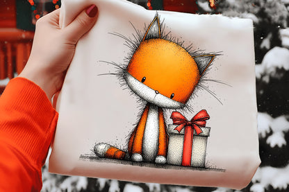 Ginger Cat Christmas Clipart Bundle