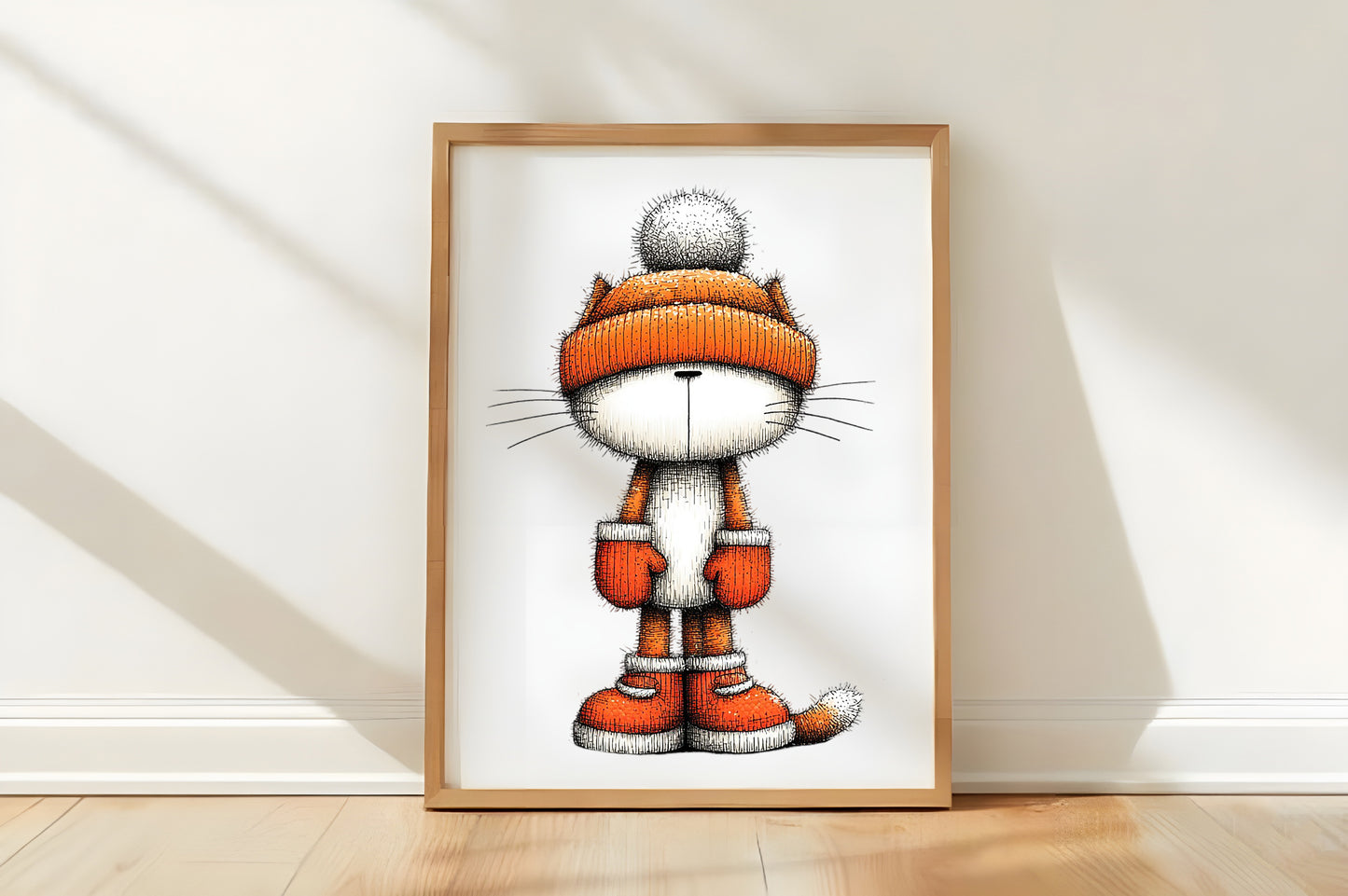 Ginger Cat Christmas Clipart Bundle