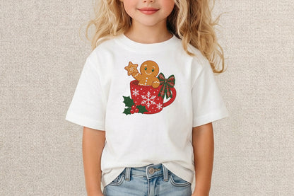 Gingerbread Christmas Embroidery Design – Cute Gingerbread Machine Embroidery Pattern, Festive Holiday & Christmas Embroidery Design