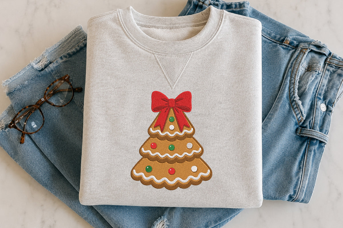 Gingerbread Christmas Tree Embroidery
