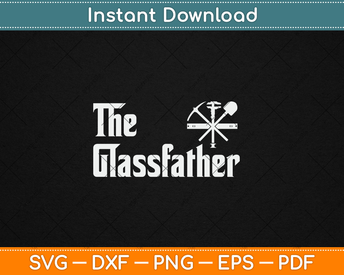 Glazier Gift Glass Fitter Glassfather Funny Vintage Svg Digital Cutting File