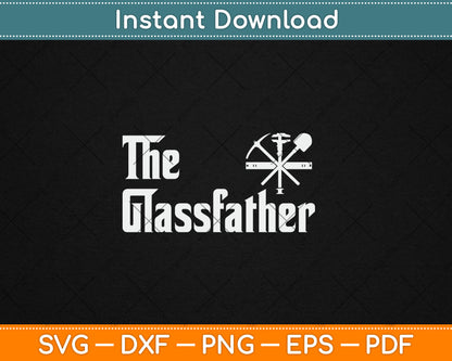 Glazier Gift Glass Fitter Glassfather Funny Vintage Svg Digital Cutting File