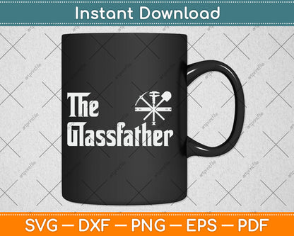 Glazier Gift Glass Fitter Glassfather Funny Vintage Svg Digital Cutting File