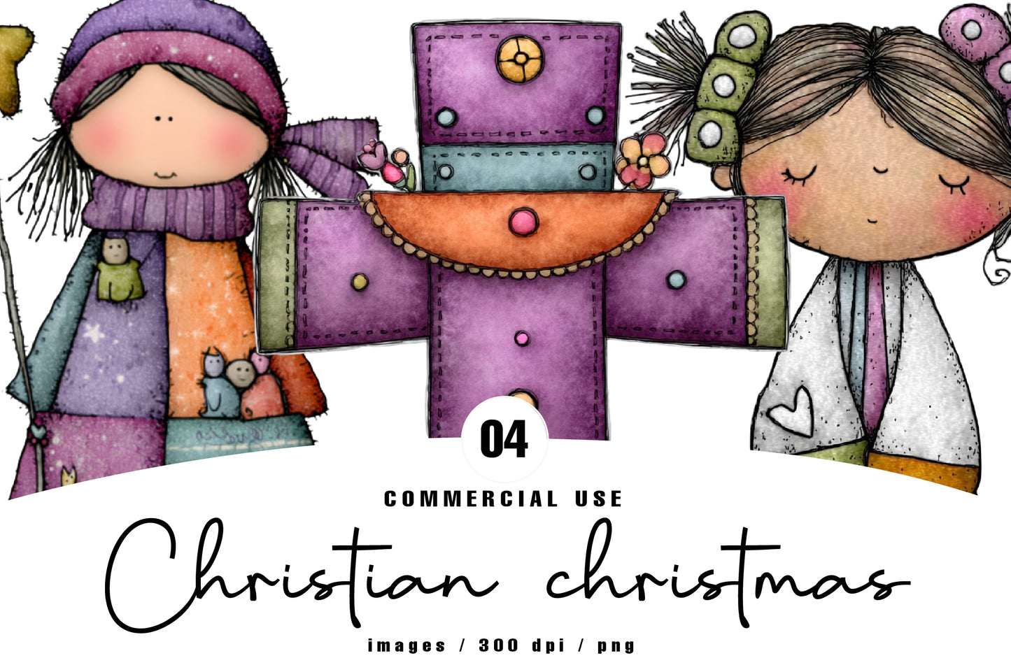 Christian Christmas Clipart PNG Christian Holiday